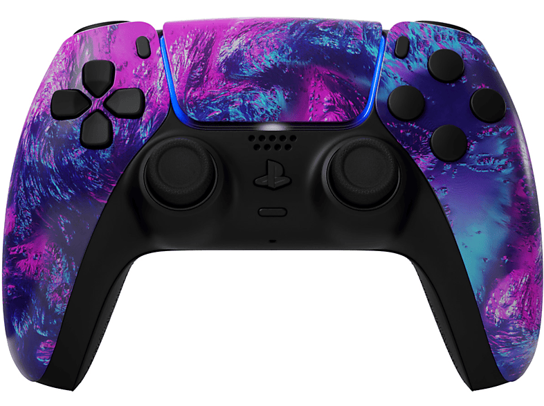 PS5 Wireless-Controller Konsole LUXCONTROLLER Controller Design programmierbaren Playstation5 Wave Custom 4 Paddles für lila