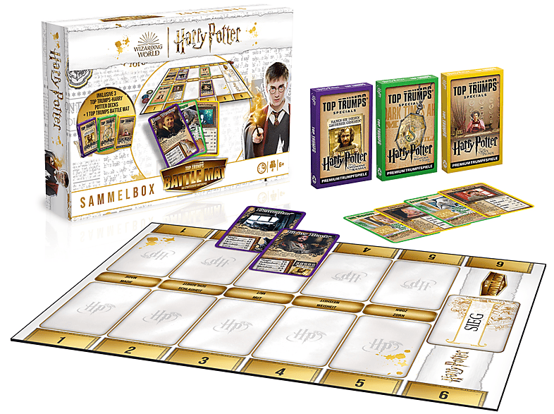 - Top WINNING Potter Battle Kartenspiele Harry Mat MOVES drei Trumps inkl.