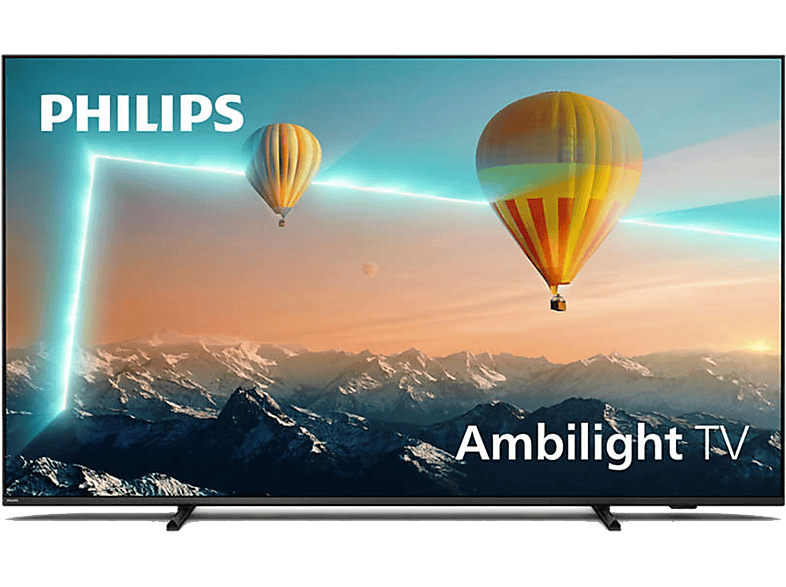 TV LED 55 - PHILIPS 55PUS8007/12, UHD 4K, HbbTV, DVB-T2 (H.265), Negro