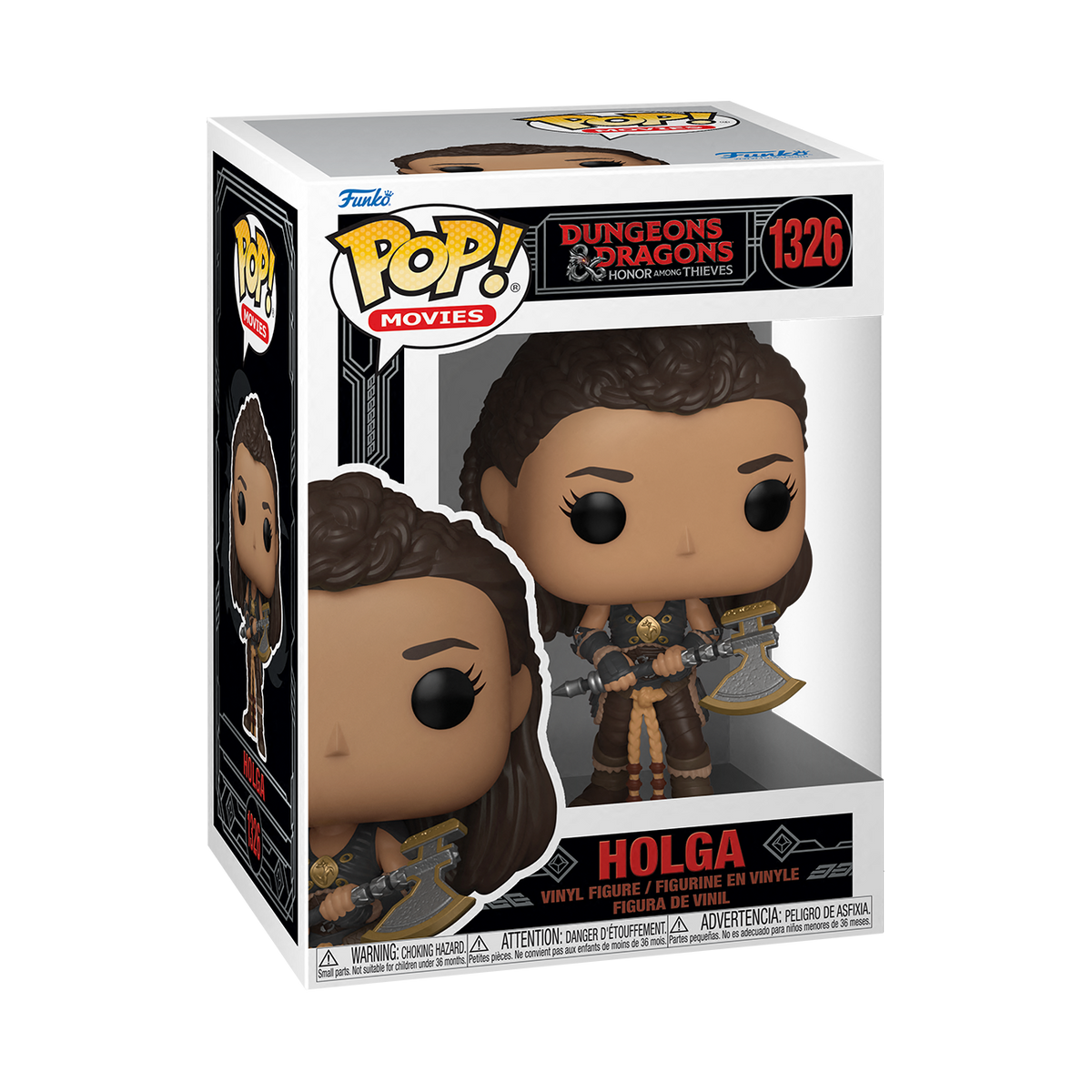 Eine Funko Pop Figur von Holga aus Dungeons & Dragons.