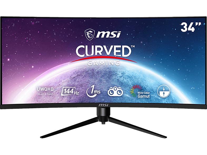 Monitor gaming - MSI Optix MAG342CQR, 34 , UWQHD, 1 ms, 144 Hz, monitor 34 - Vimarsana News