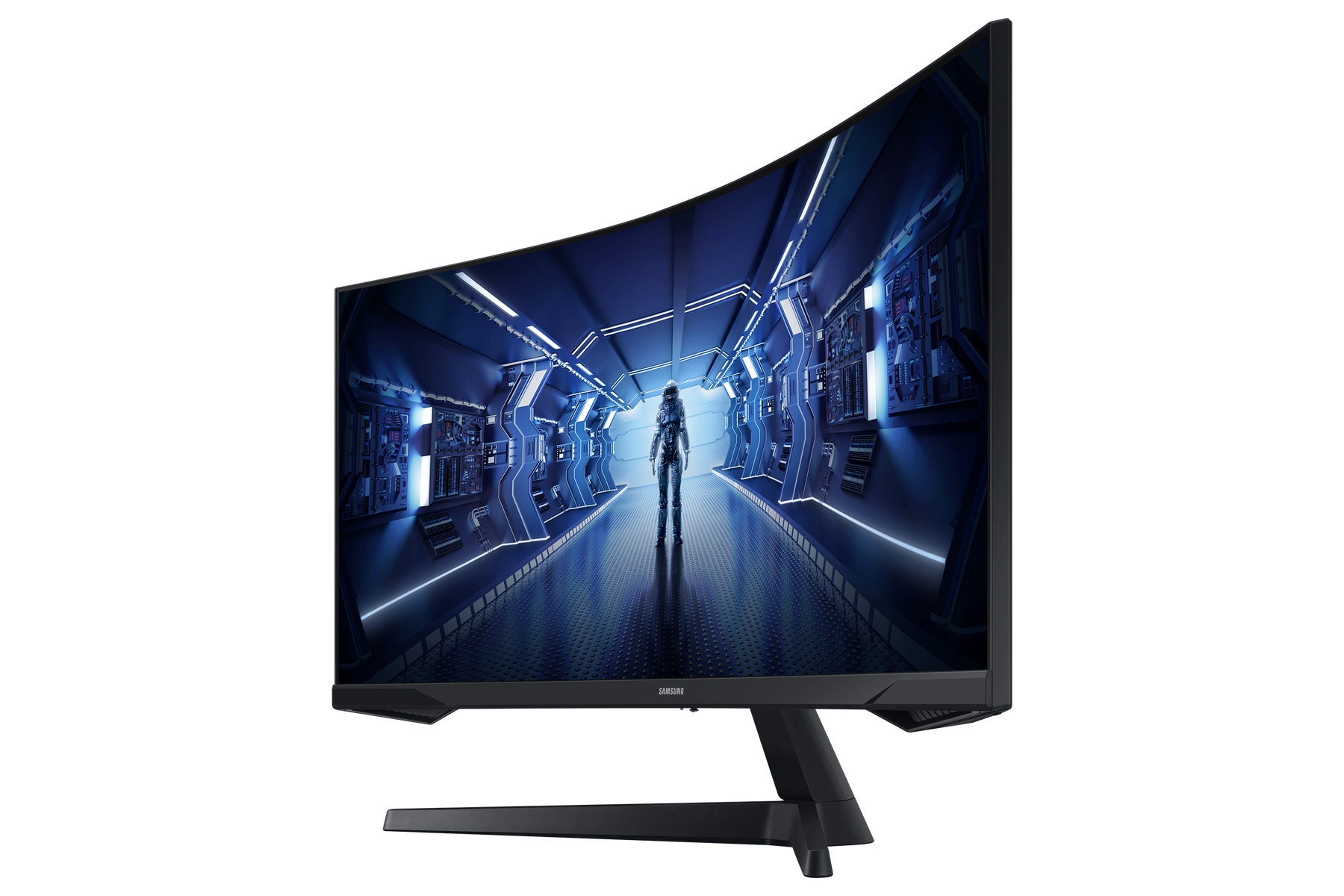Monitor gaming - SAMSUNG LC34G55TWWPXEN, 34 ", UWQHD, 1 ms, 165 Hz, Negro