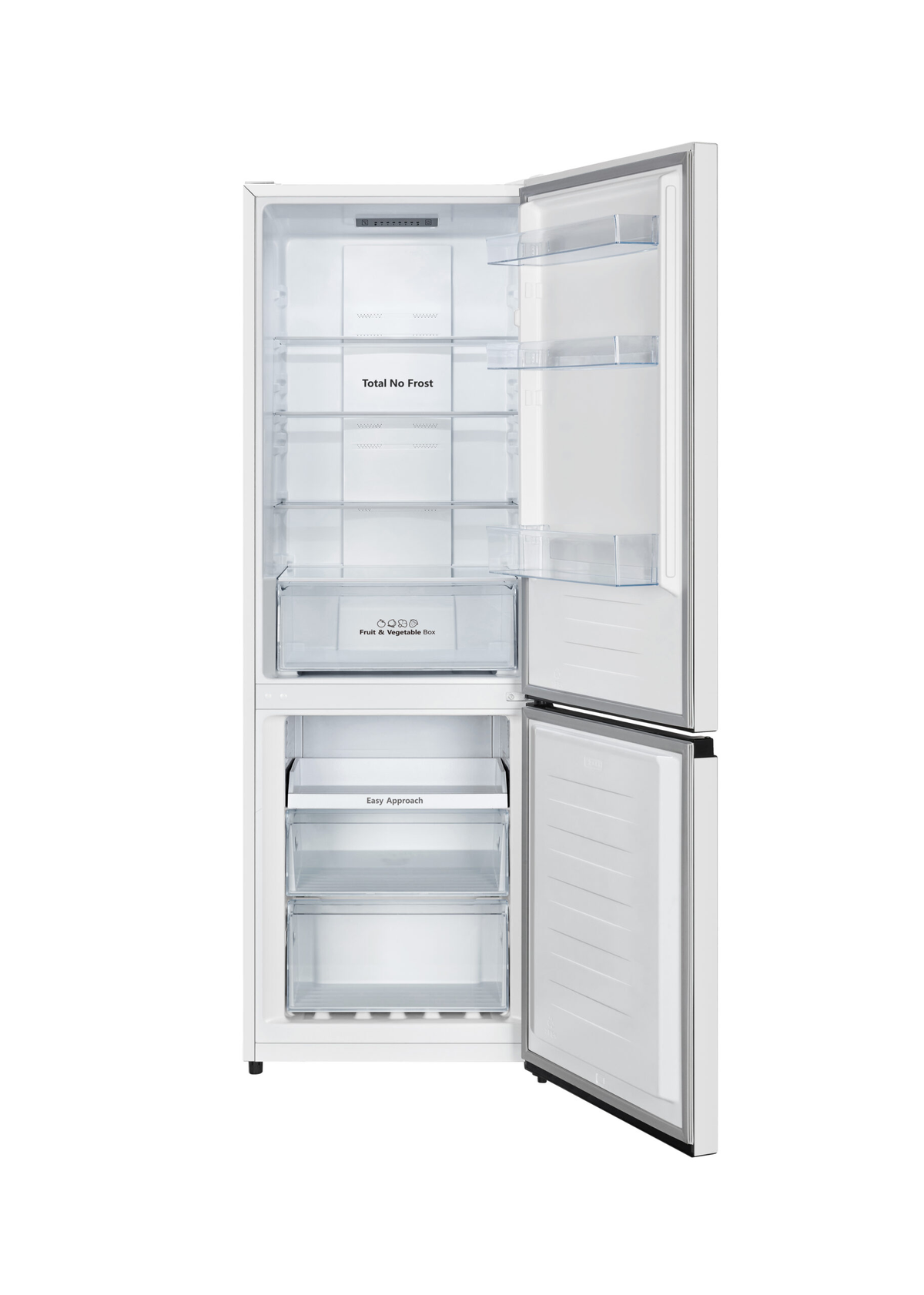 FRIGORIFERO COMBINATO HISENSE RB372N4AWE, 2 Porte, L 59.5 cm, No Frost, Capacità netta totale 292 l, Rumorosità: 39 dB(A), 4 ripiani, Dimensioni: L 59,5 cm A 178,5 cm P 59 cm, Bianco, Classe E