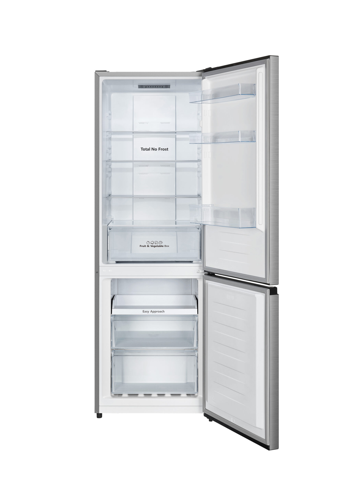 Frigorífico combi - HISENSE RB372N4ACE, No Frost, Altura 178,5 cm, Capacidad 292 l, Inox