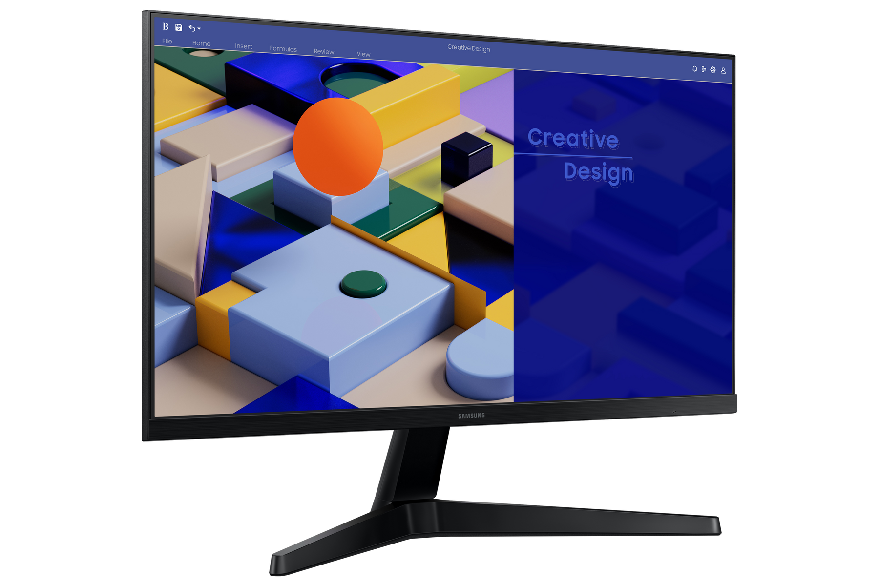 SAMSUNG LS24C310EAUXEN 24 Zoll Full-HD Monitor (5 ms Reaktionszeit , 75 Hz , 75 Hz nativ)