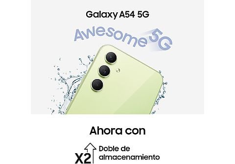 SAMSUNG Galaxy A54 5G 16,31cm 6,4Zoll 8GB 256GB Awesome Lime 256 GB Limette  Dual SIM | MediaMarkt