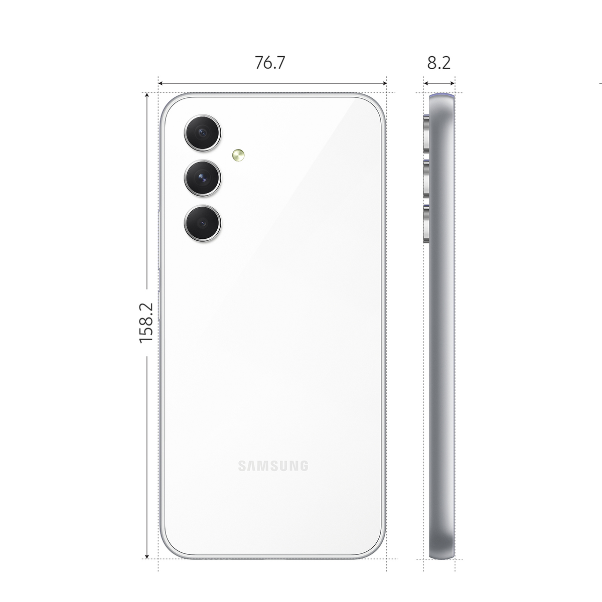 256 A54 5G GB Dual GALAXY SAMSUNG GB AWESOME White Awesome SIM WHITE 8+256