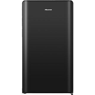 Frigorífico una puerta - HISENSE RR106D4CBF, Altura 86,7 cm, Volumen total 82 l, Negro