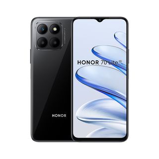 Móvil - HONOR Honor 70 Lite 5G, Midnight Black, 128 GB, 4 GB RAM, 6,5 ", HD+, Qualcomm Snapdragon SM4350Pro, 5000 mAh, Android