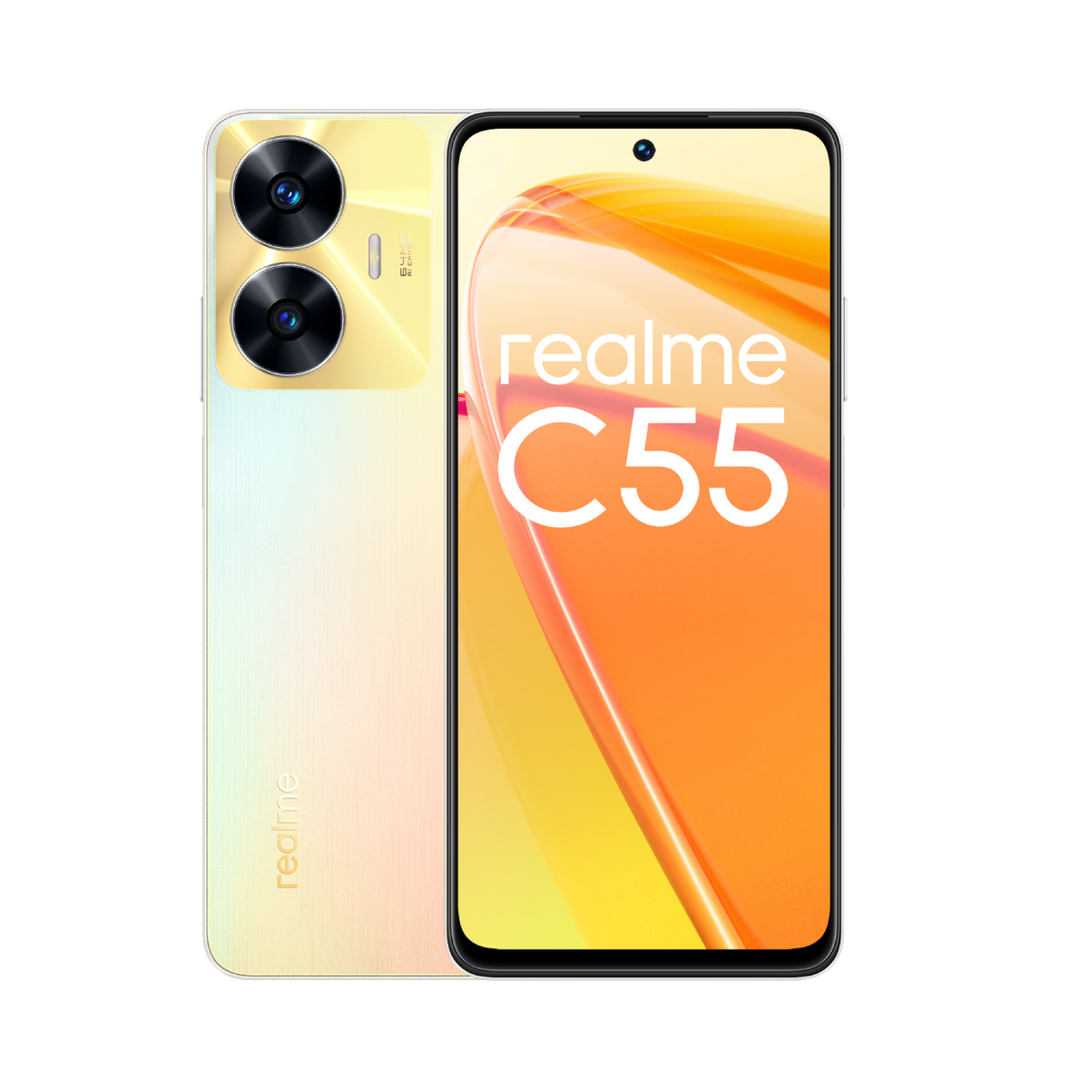 Móvil - C55 oro REALME, Gold, 256 GB, 8 GB, 6,72 ", FHD+, Helio G88 Powerful Octa-core Architecture 5000 mAhmAh