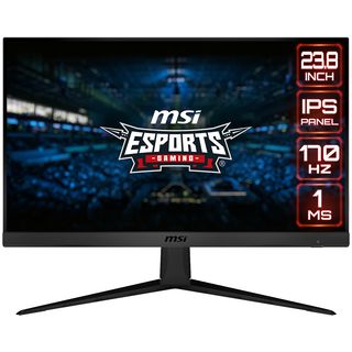Monitor gaming - MSI G2412, 23,8 ", Full-HD, 1 ms, 170 Hz, Negro