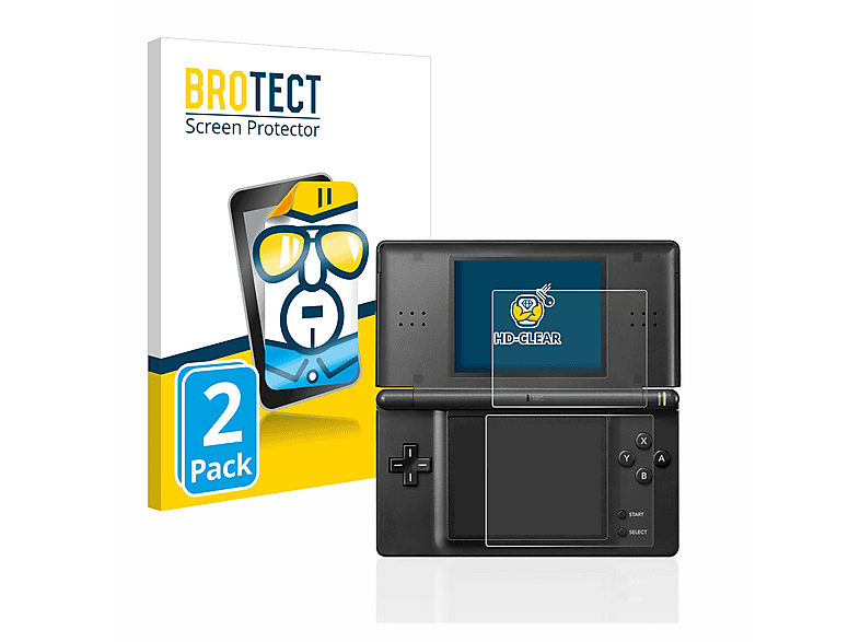 BROTECT 2x klare Schutzfolie(für Nintendo LITE) DS
