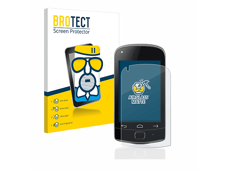 BROTECT Airglass matte Schutzfolie(für Roche Accu-Chek Solo diabetes manager)