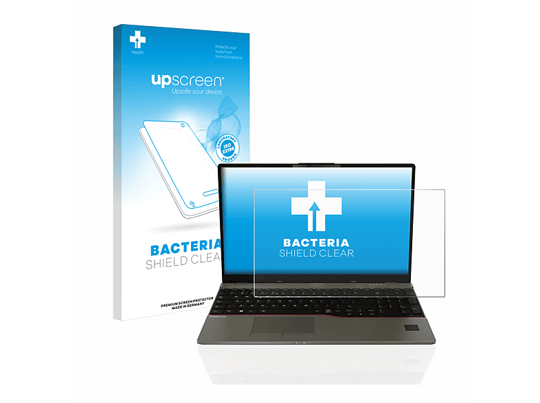 UPSCREEN antibakteriell klare Schutzfolie(für Lifebook Fujitsu U7512)