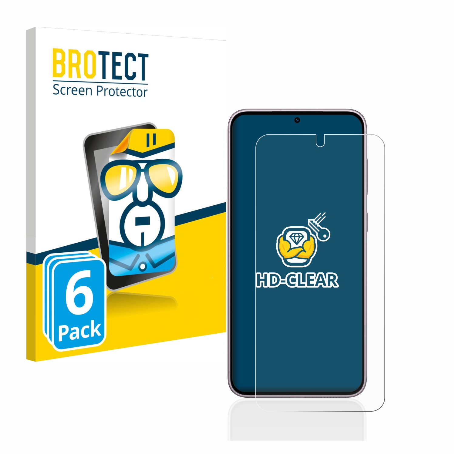 BROTECT 6x klare Schutzfolie(für Samsung S23 Galaxy Enterprise Edition)