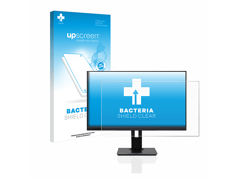 UPSCREEN antibakteriell Schutzfolie(für klare bmiprzx) Acer B247Y