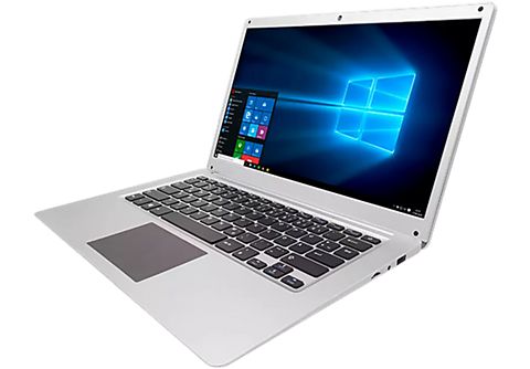 DENVER NID-14106SSDDE, Notebook mit 14,0 Zoll Display, 4,0 GB RAM, 320,0 GB SSD, Intel UHD Grafik, Grau