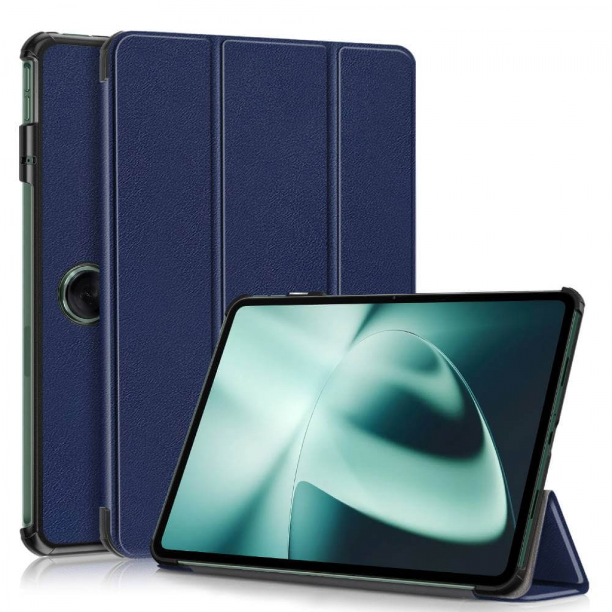 CASEONLINE Aktiv Kunststoff, OnePlus Cover Blau für Full Tablethülle
