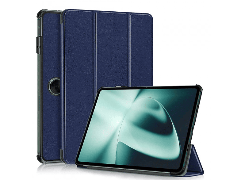CASEONLINE Aktiv Tablethülle Full Cover für OnePlus Kunststoff, Blau