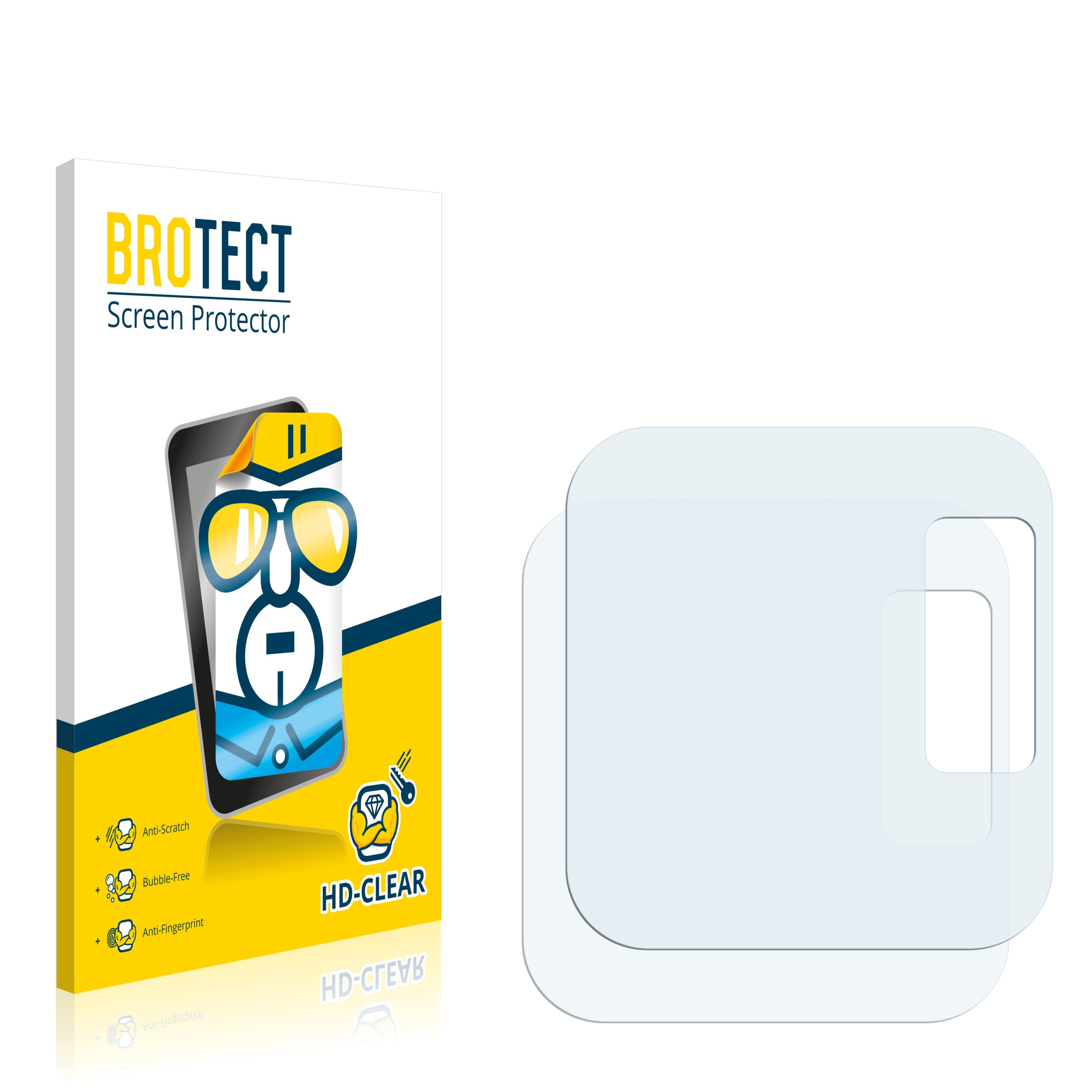 BROTECT 2x Eco) Comfort Schutzfolie(für Visomat klare