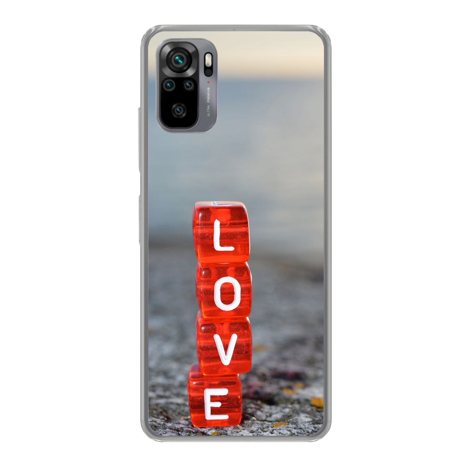 Redmi Xiaomi, 10S, KÖNIG DESIGN Love Note Backcover, Case,
