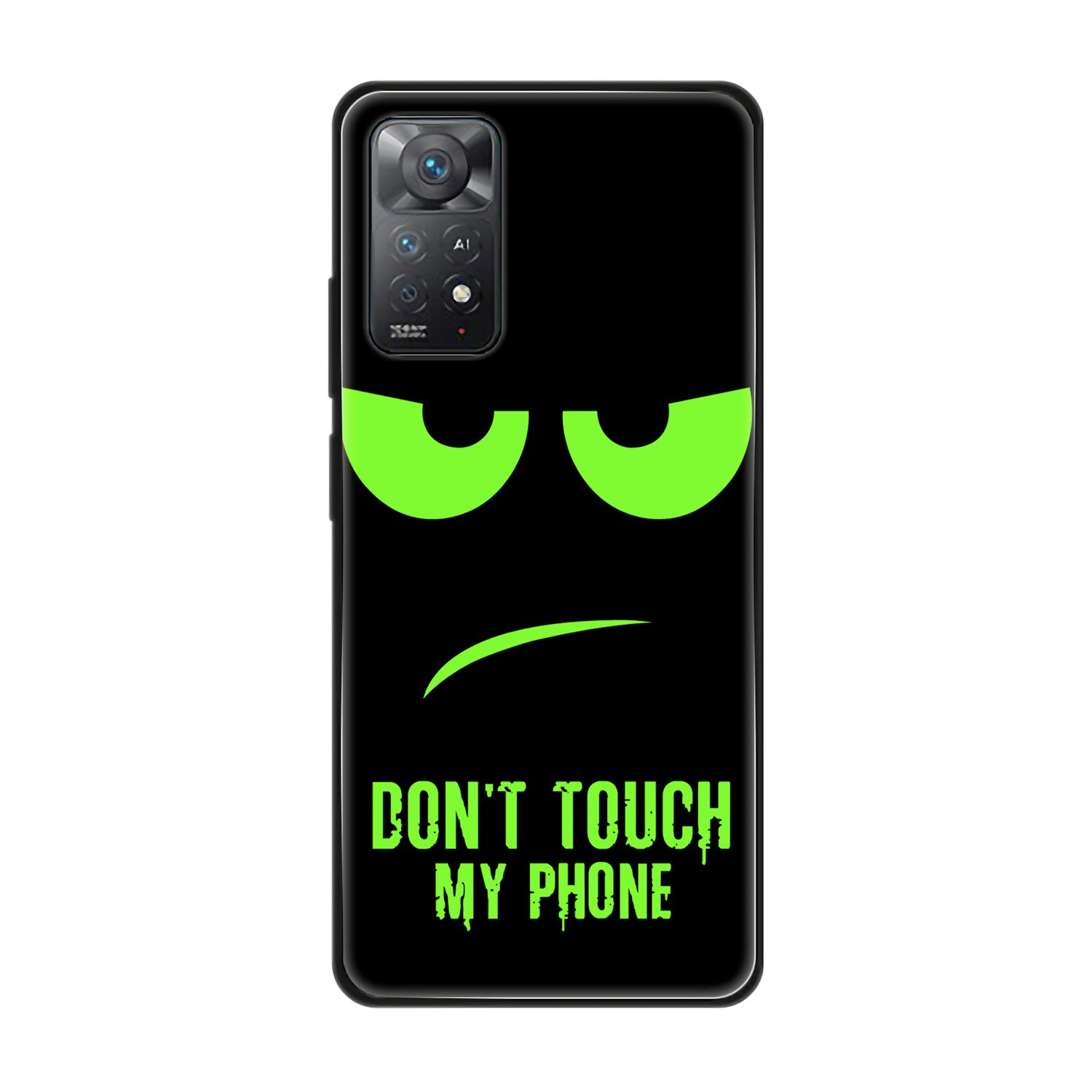 Note Case, Dont My Phone Backcover, Touch DESIGN Xiaomi, Pro, KÖNIG 11E Redmi Grün