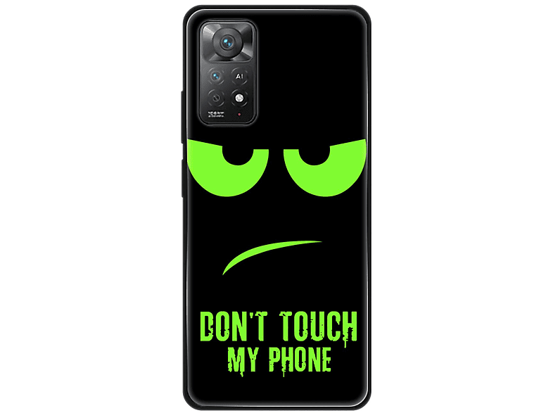 Note Case, Dont My Phone Backcover, Touch DESIGN Xiaomi, Pro, KÖNIG 11E Redmi Grün