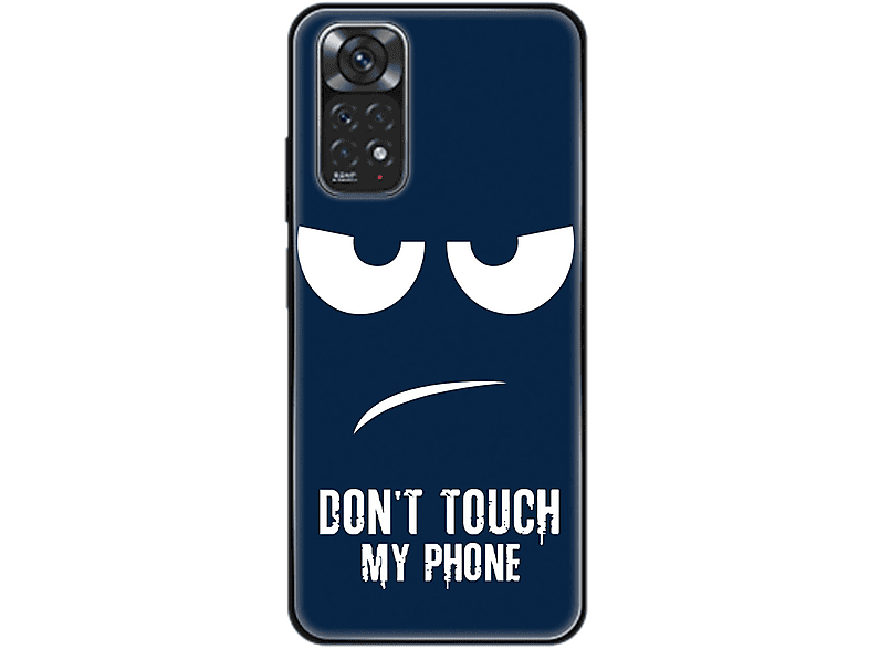 KÖNIG Backcover, DESIGN 11, Case, Touch Blau Redmi Dont Phone Note My Xiaomi,