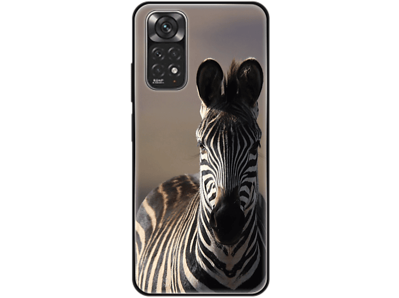 Xiaomi, Case, Note Zebra DESIGN Backcover, 11, KÖNIG Redmi
