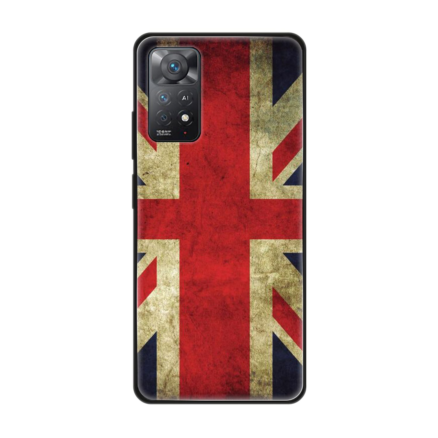 Redmi Case, Flagge KÖNIG Backcover, Note Xiaomi, Pro, England DESIGN 11E
