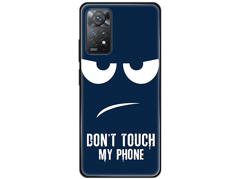 KÖNIG DESIGN Case, Backcover, Xiaomi, Touch Dont Note Pro, Blau My Redmi Phone 11E