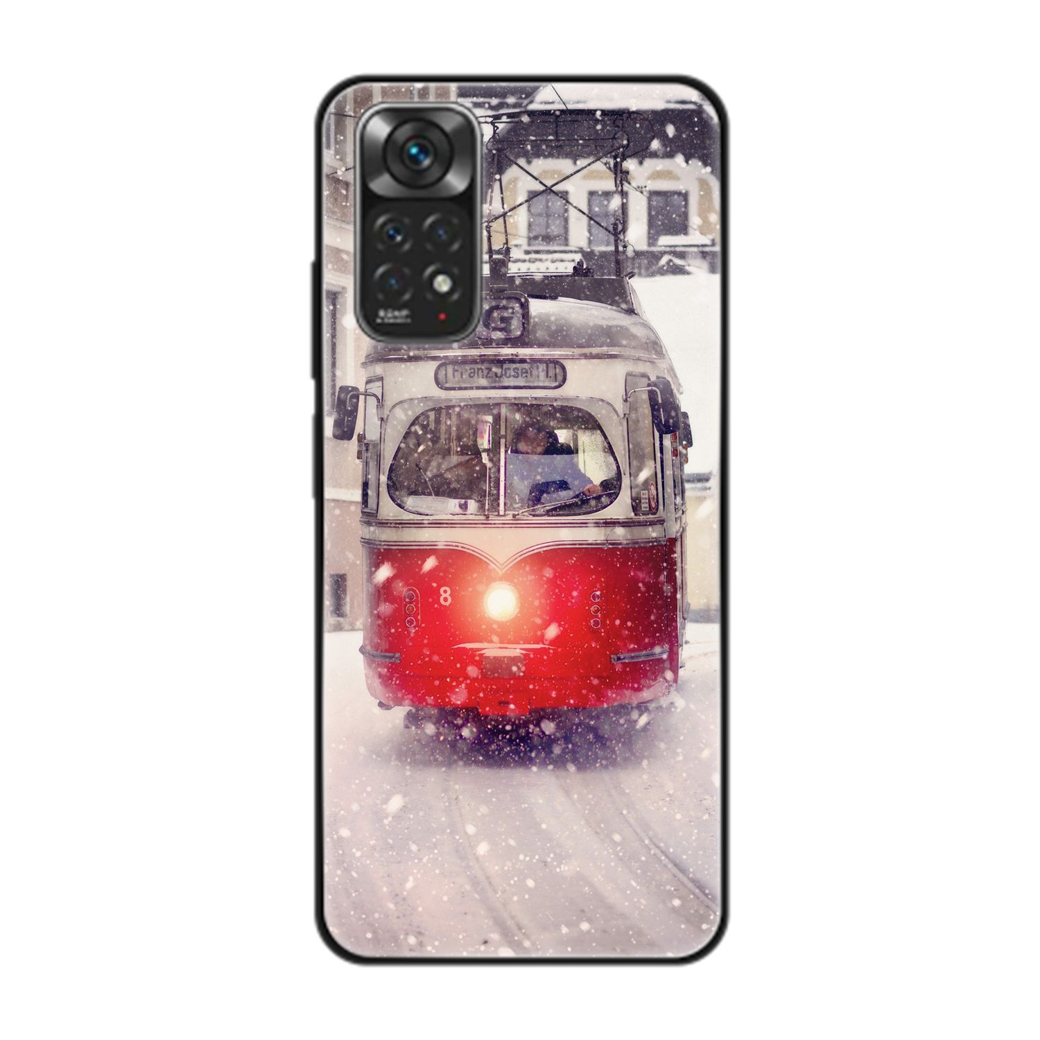 Xiaomi, Backcover, Straßenbahn Note KÖNIG DESIGN Case, 11, Redmi