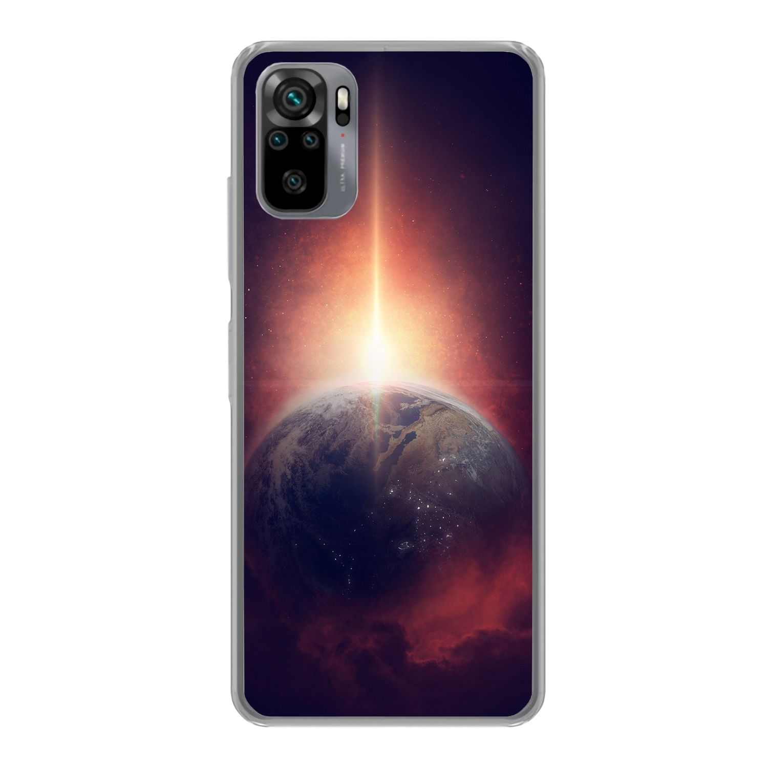 KÖNIG DESIGN Case, Backcover, Xiaomi, 10S, Redmi Unsere Note Erde