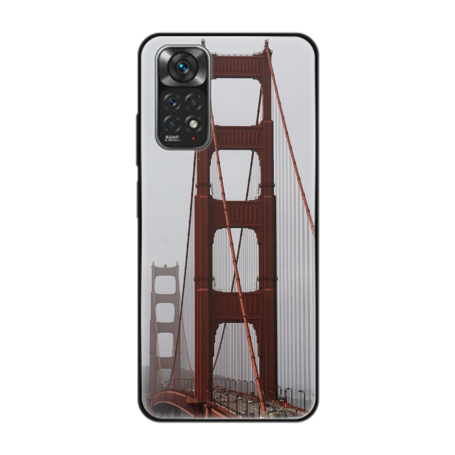 11, Bridge Gate KÖNIG Note Xiaomi, Backcover, Golden DESIGN Redmi Case,