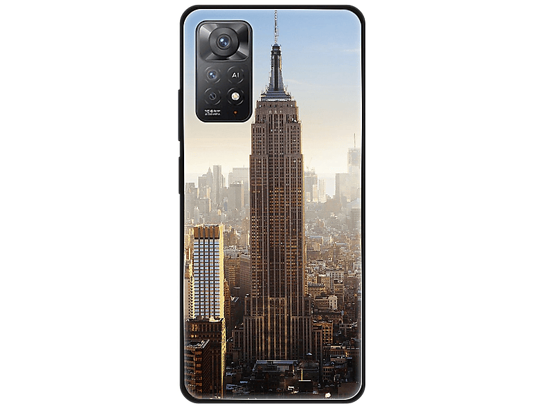 KÖNIG DESIGN Case, Backcover, Xiaomi, Redmi Note 11E Pro, Empire State Building