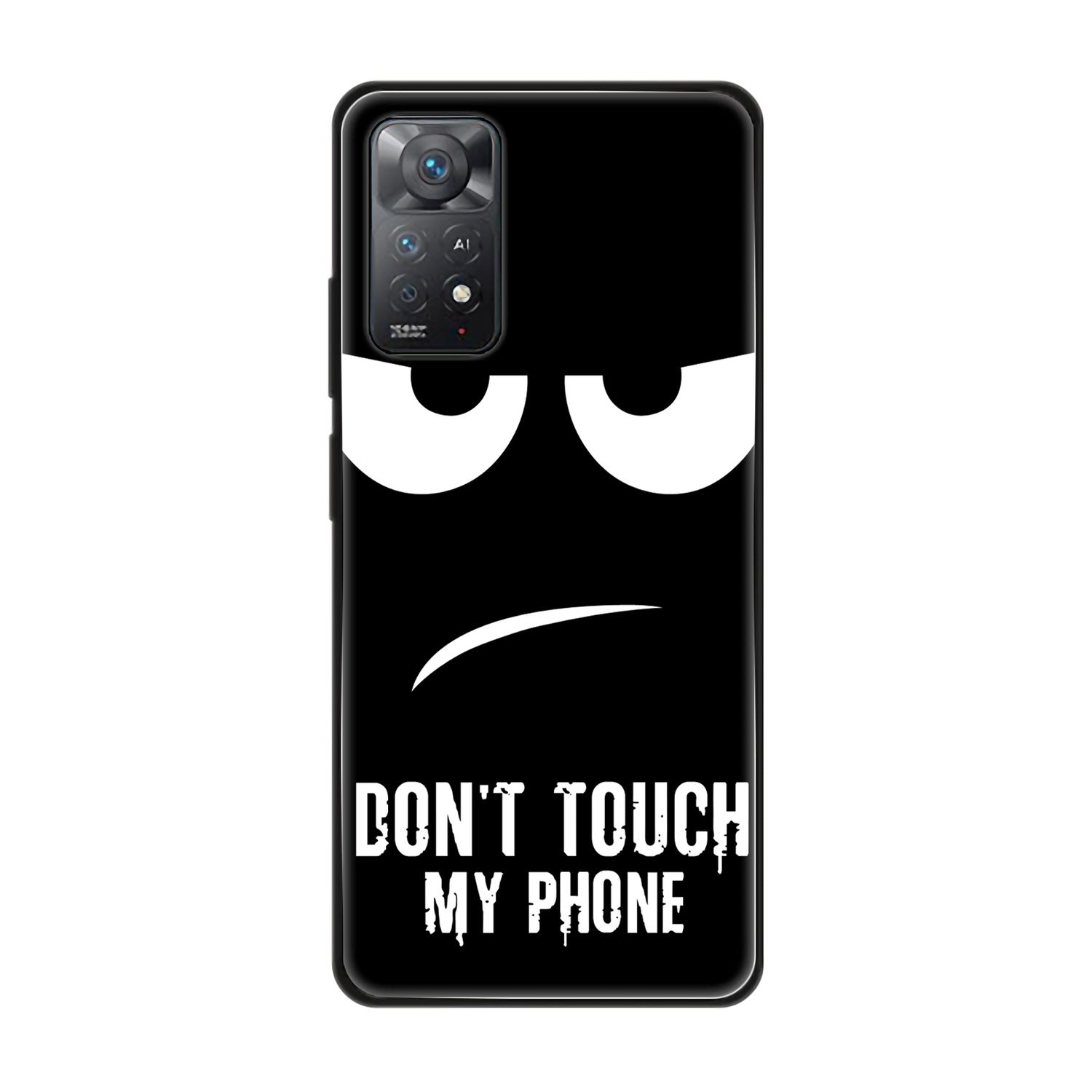 Dont KÖNIG My Schwarz DESIGN Note Backcover, Pro, Touch Phone 11E Case, Xiaomi, Redmi