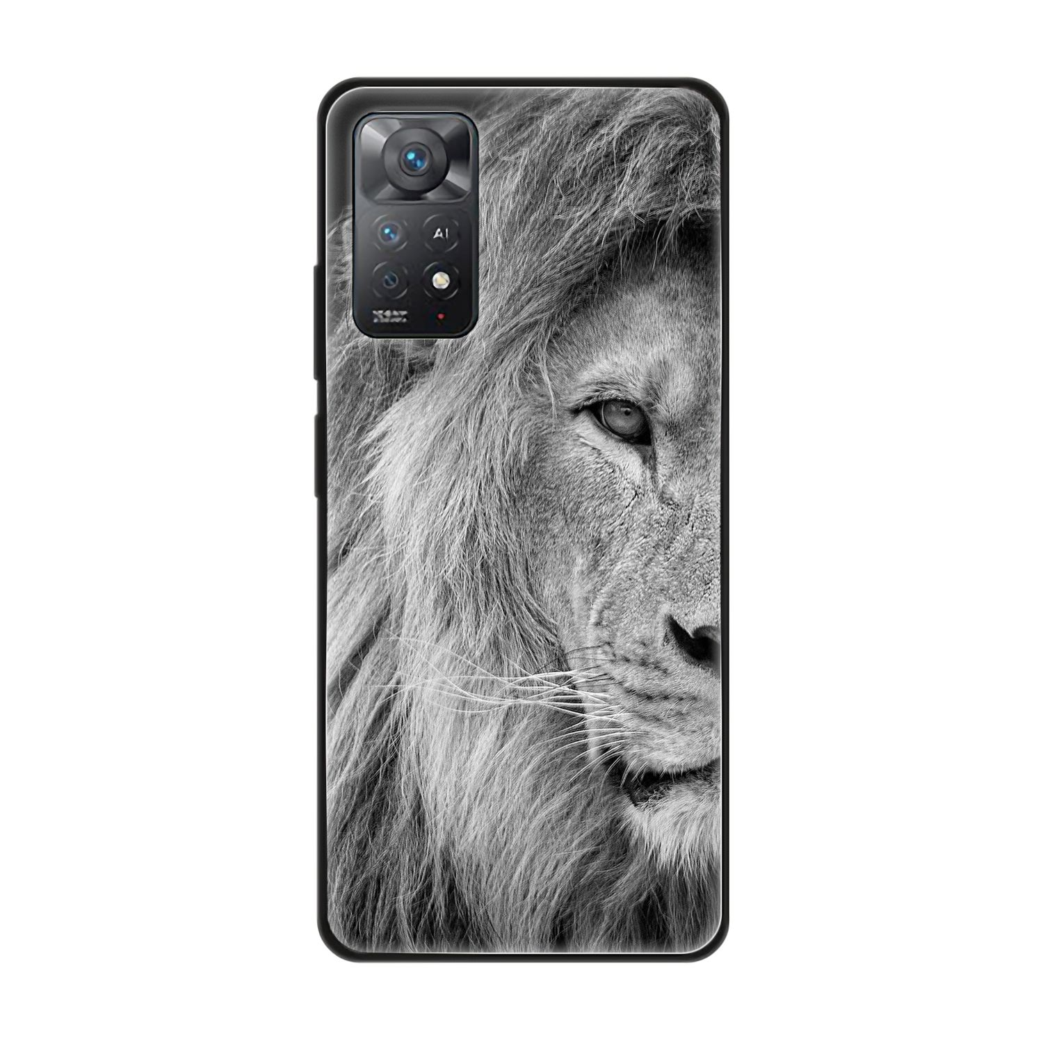 KÖNIG DESIGN Case, Backcover, 11E Xiaomi, Note Löwe Redmi Pro