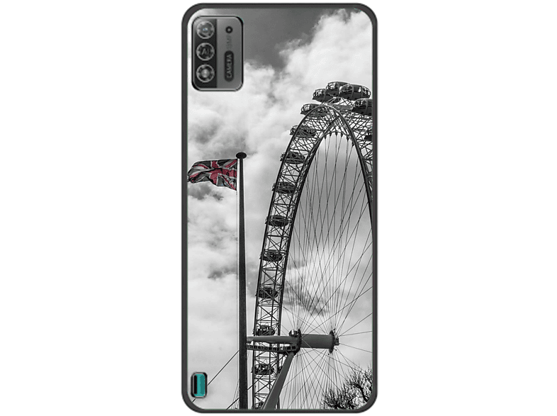 Backcover, A52 London KÖNIG Blade DESIGN ZTE, Riesenrad Lite, Case,