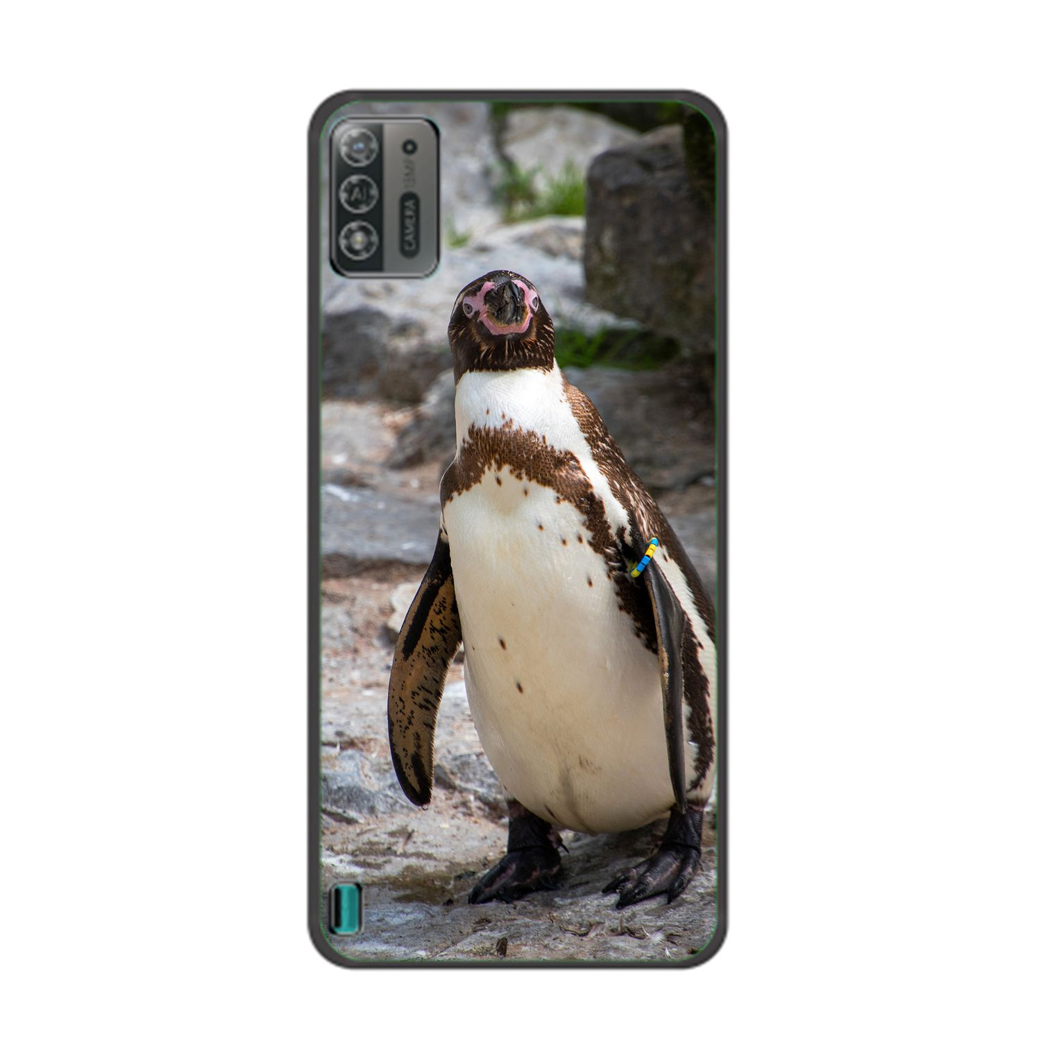 A52 Blade Pinguin Case, KÖNIG Backcover, DESIGN Lite, ZTE,