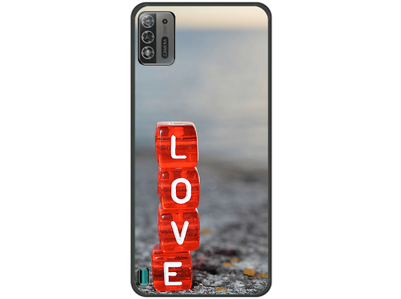 KÖNIG DESIGN Case, Backcover, ZTE, Blade A52 Lite, Love