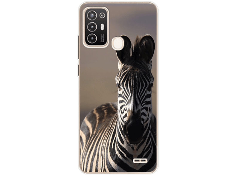 Zebra Backcover, A52, KÖNIG Case, Blade DESIGN ZTE,