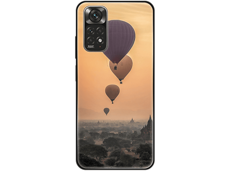 KÖNIG DESIGN Case, Backcover, Heißluftballons Note Redmi Xiaomi, 11