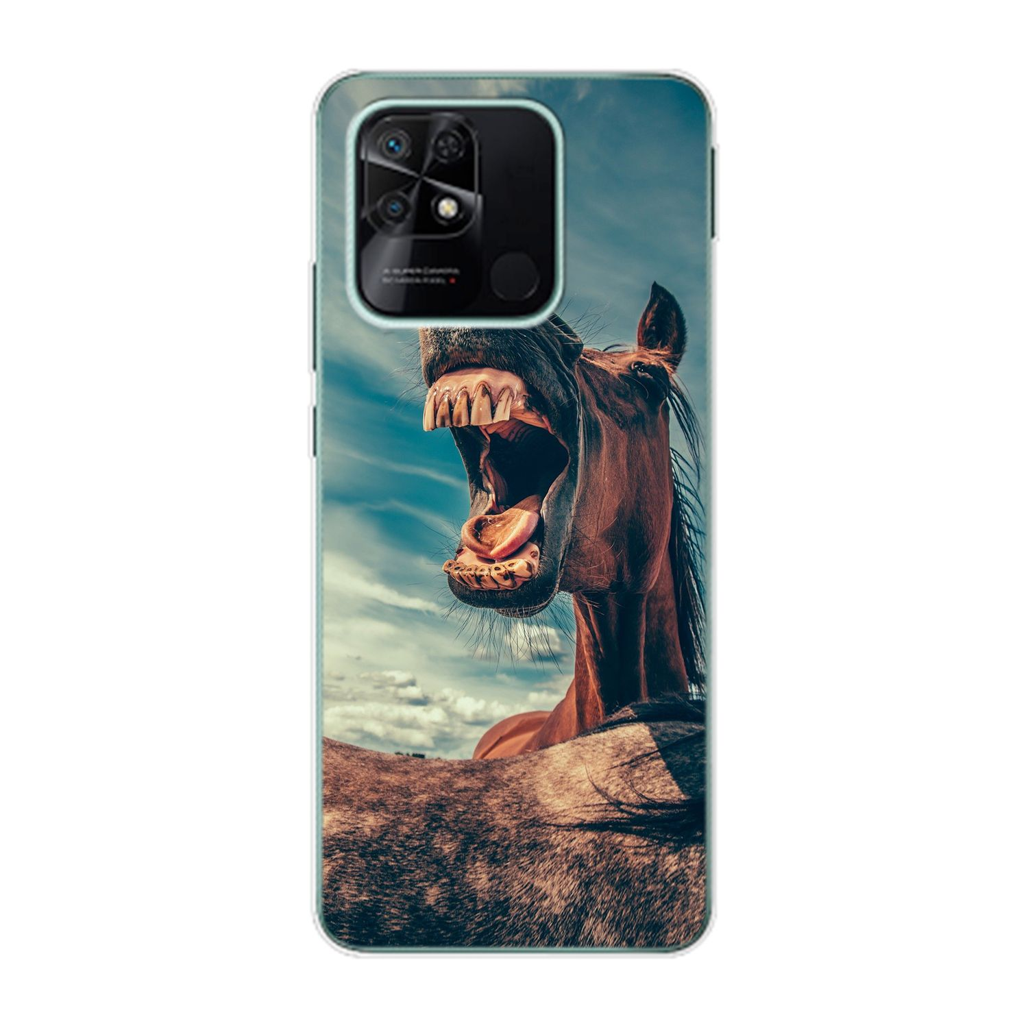 Pferd KÖNIG Redmi Backcover, DESIGN 10C, Xiaomi, Lustiges Case,