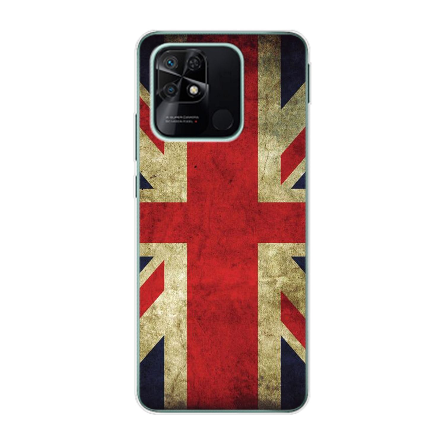 KÖNIG DESIGN Case, Redmi Flagge Backcover, Xiaomi, 10C, England