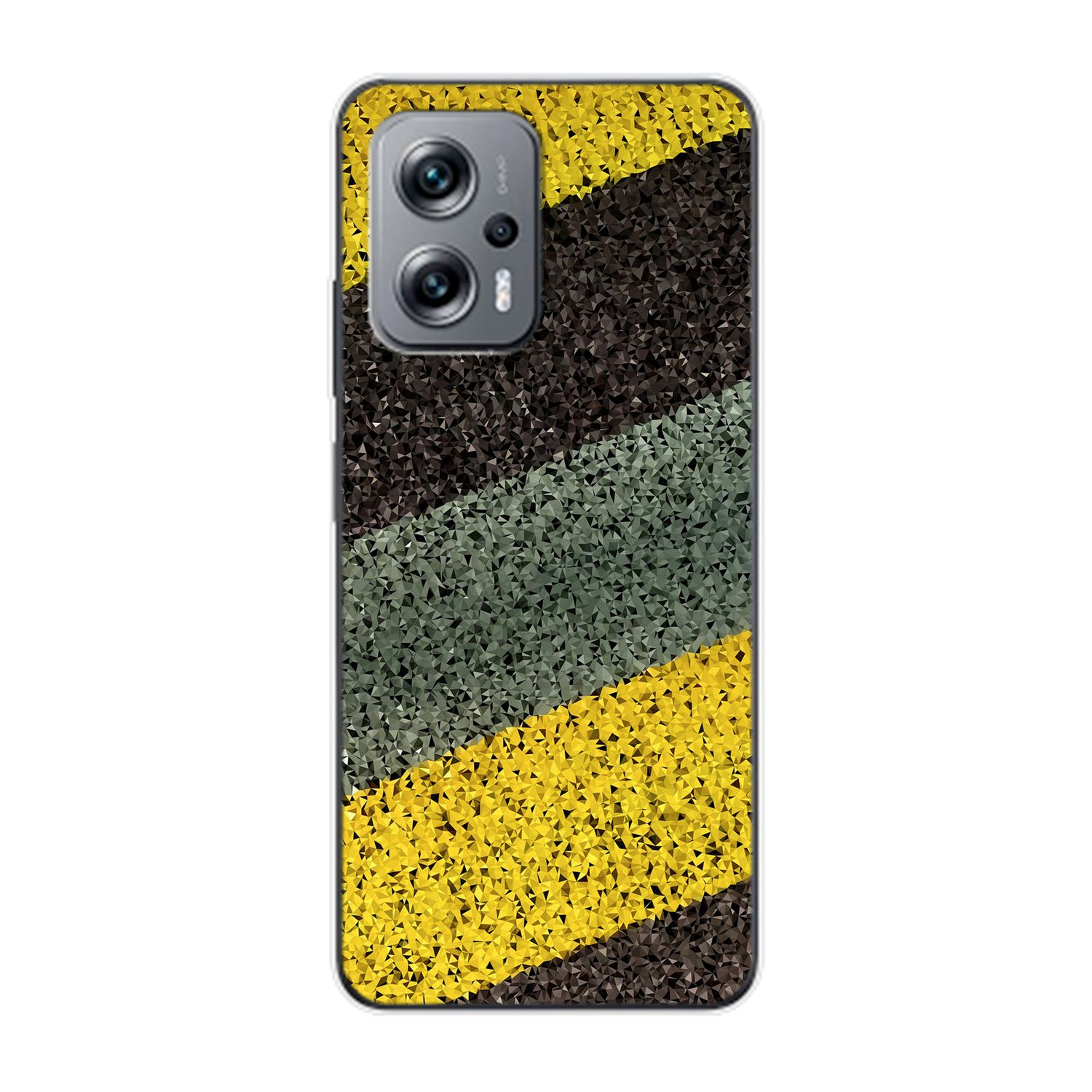 Redmi Case, Backcover, DESIGN K50i, Xiaomi, Abstrakt Streifen KÖNIG