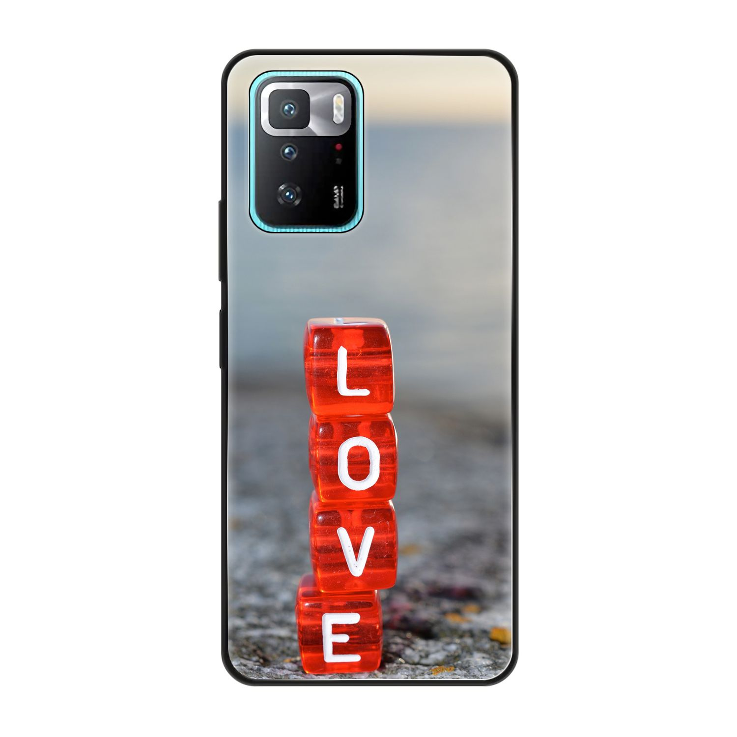 KÖNIG DESIGN Love X3 Poco Case, Xiaomi, GT, Backcover