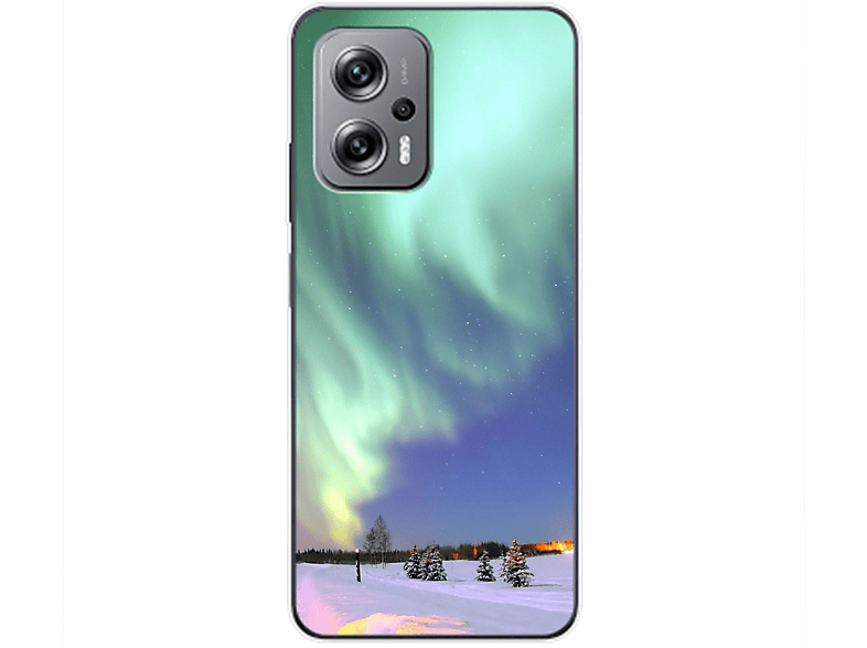 Polarlichter Case, DESIGN KÖNIG K50i, Redmi Xiaomi, Backcover,
