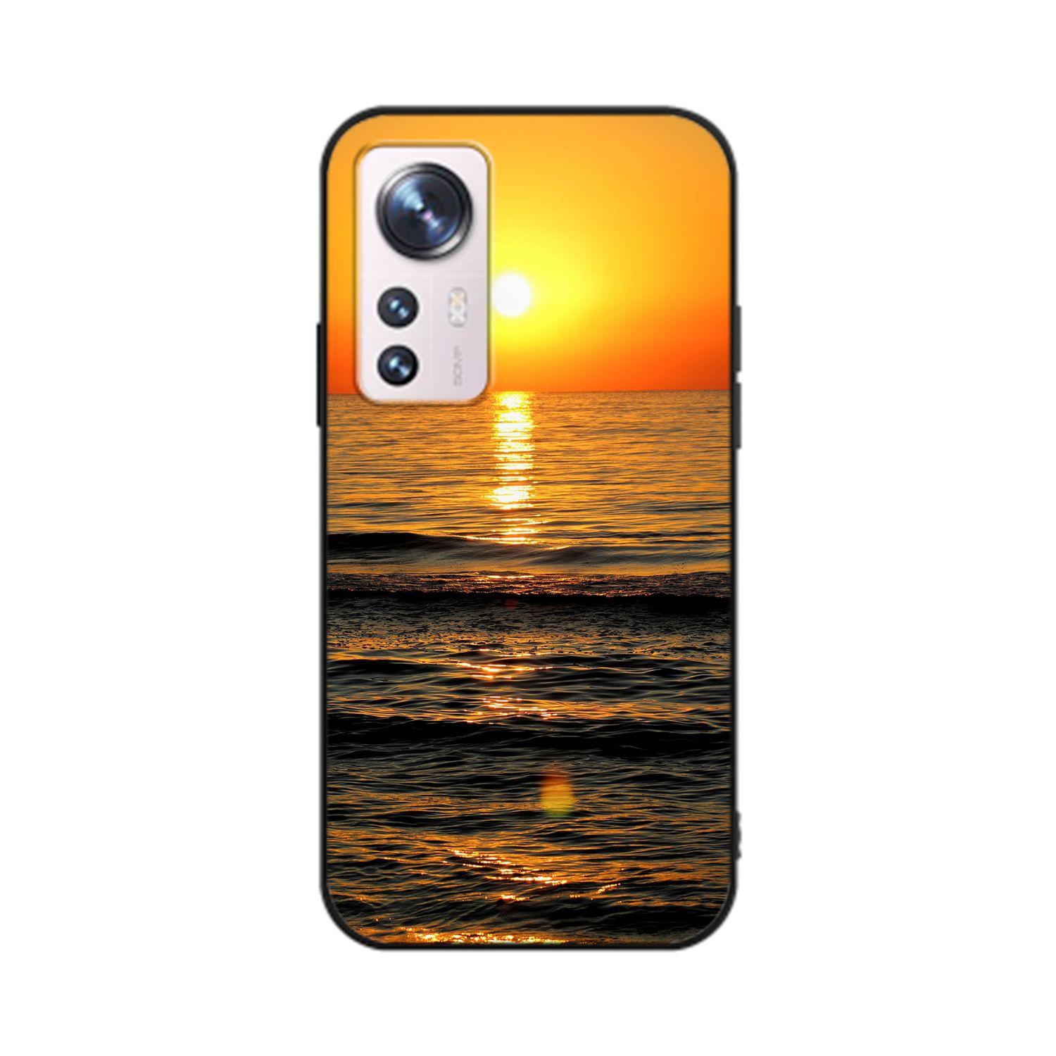KÖNIG DESIGN Case, 12 Pro, Backcover, Xiaomi, Sonnenuntergang
