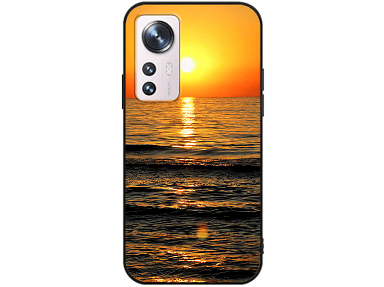 KÖNIG DESIGN Case, Backcover, Xiaomi, 12 Sonnenuntergang Pro