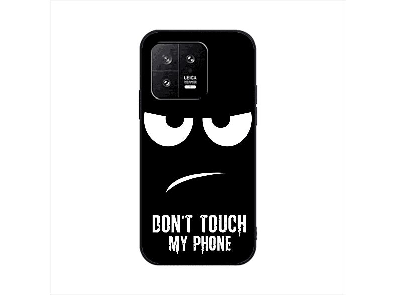 Dont My Phone Xiaomi, Touch DESIGN Backcover, Case, 13, Schwarz KÖNIG